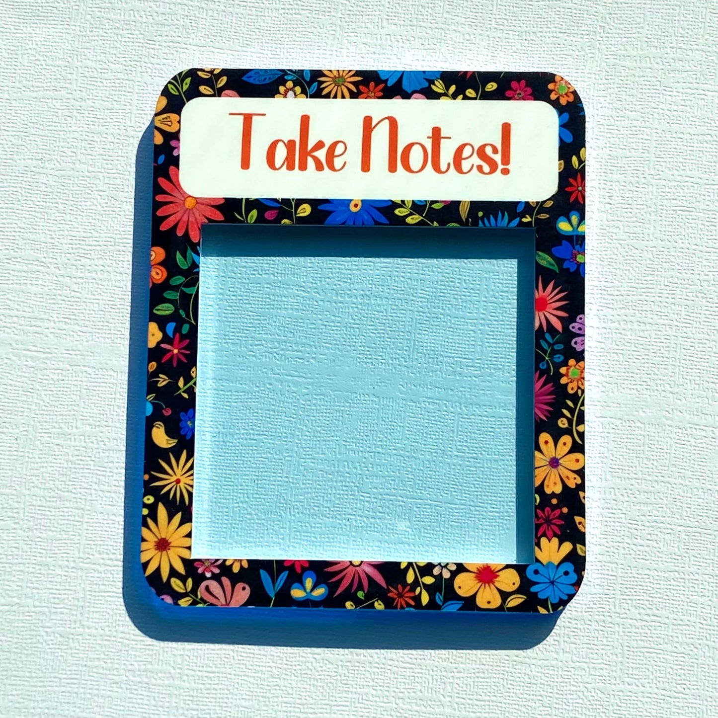 Notepad Holder-Flower Power