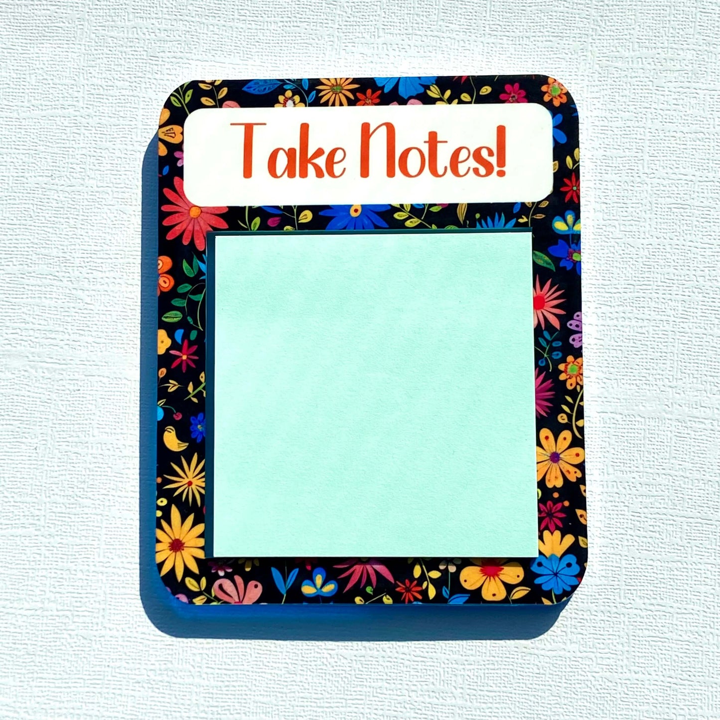 Notepad Holder-Flower Power